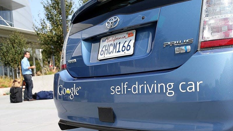 A Google self-driving car