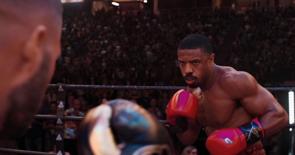 Michael B. Jordan stars as Adonis Creed in CREED III A Metro Goldwyn Mayer Pictures film<span class="copyright">Courtesy of Metro-Goldwyn-Mayer—© 2023 Metro-Goldwyn-Mayer Pictures Inc.</span>