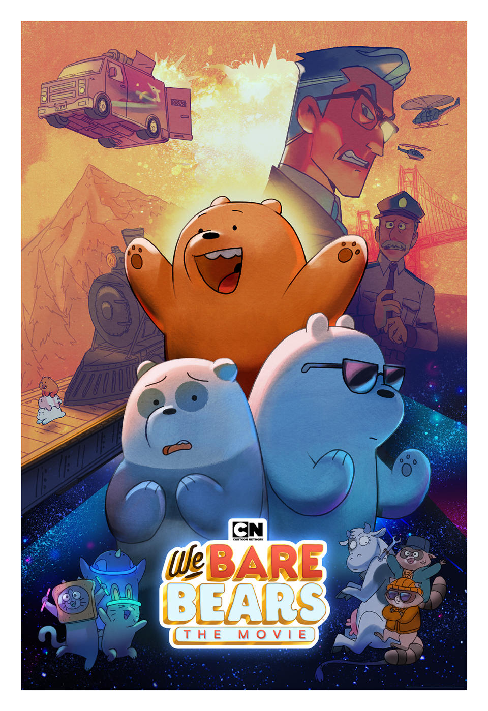 In this latest adventure, We Bare Bears: The Movie introduces the biggest threat to the Bears thus far – a sinister villain named Agent Trout who is determined to tear the lovable brothers apart.