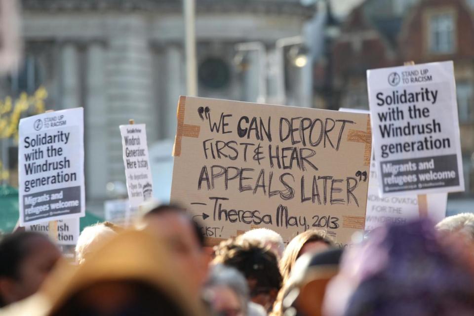 Solidarity with the Windrush generation (PA)