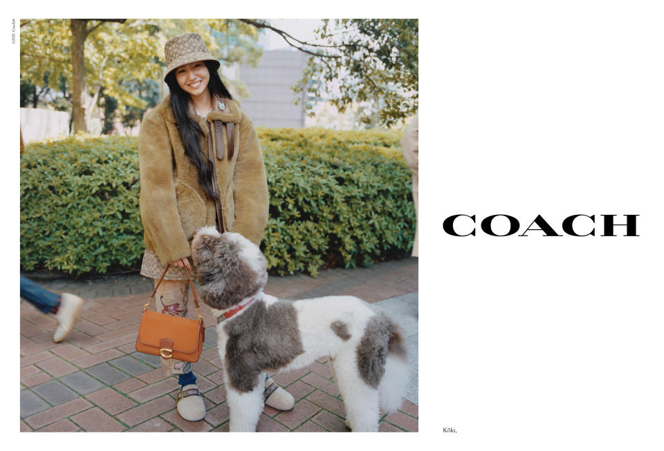 Köki models in Coach’s fall 2021 campaign. - Credit: Coach/Renell Medrano
