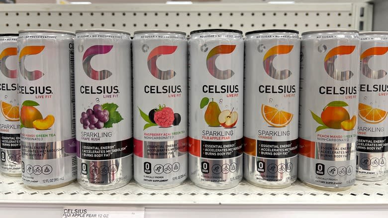 line of celsius energy drinks