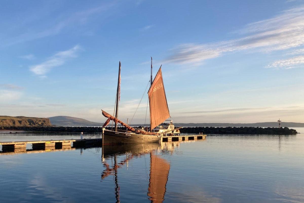 Historic Cornish Lugger sets sail on 1,000 mile Celtic voyage <i>(Image: Cornish Maritime Trust)</i>