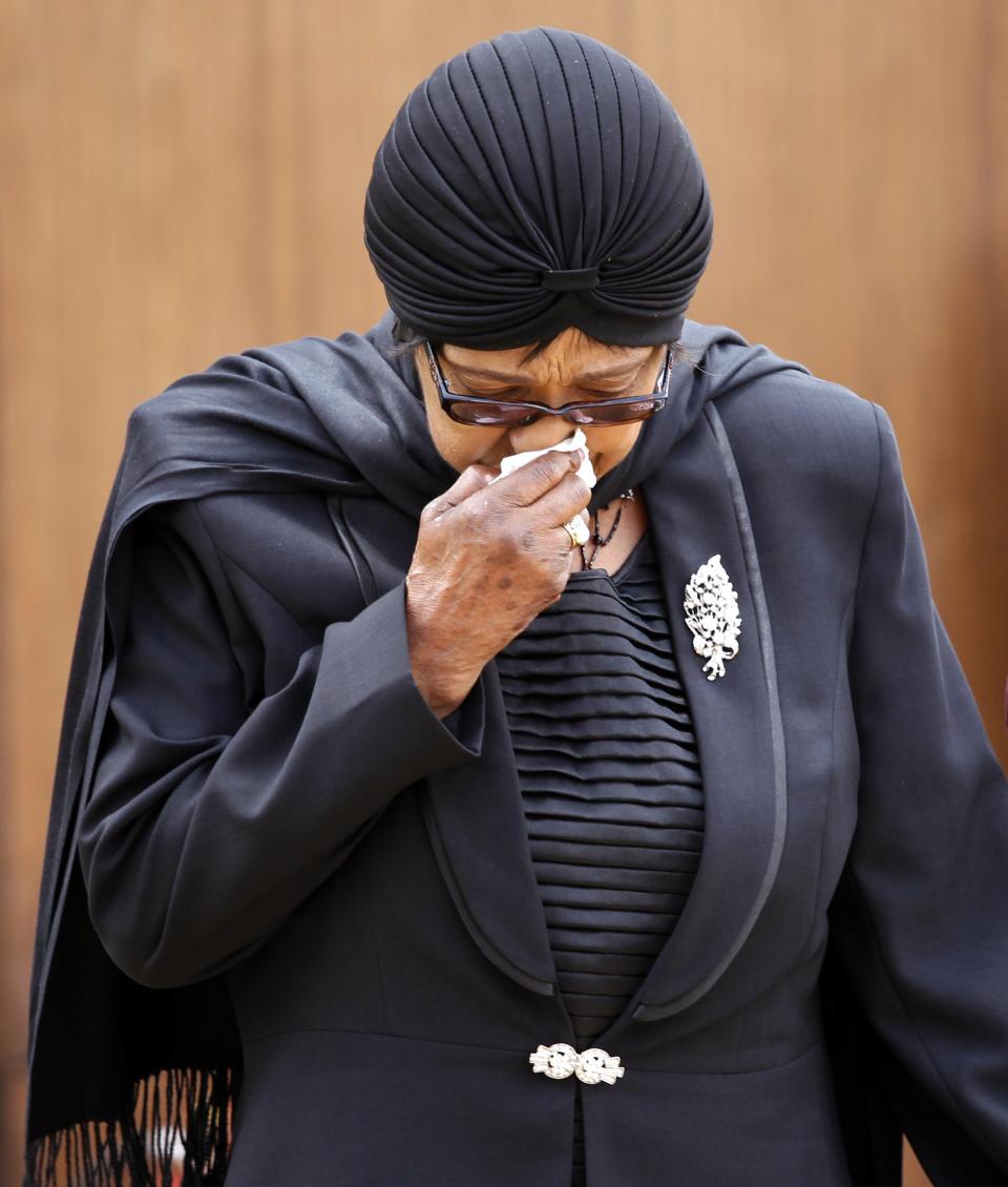 Mandela's body lying in state