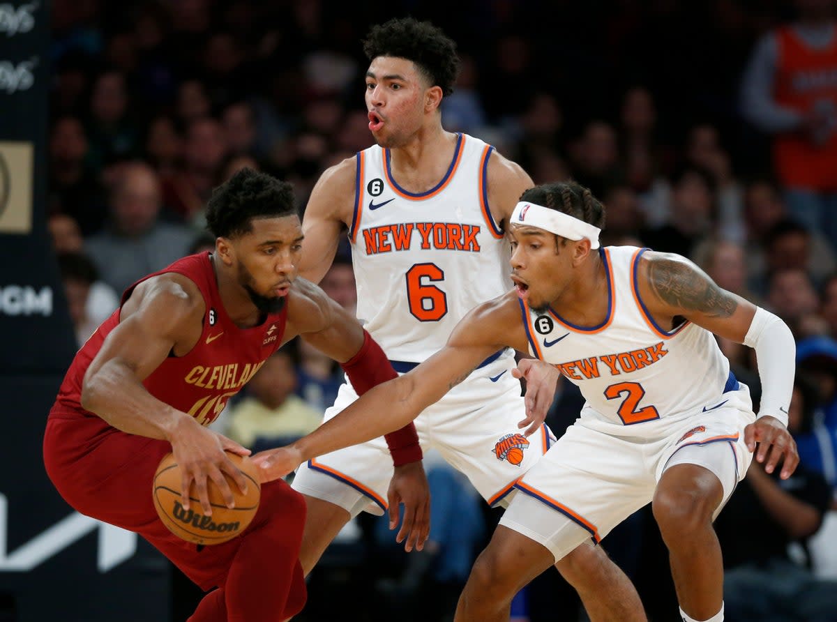 DEP-BAS CAVALIERS-KNICKS (AP)