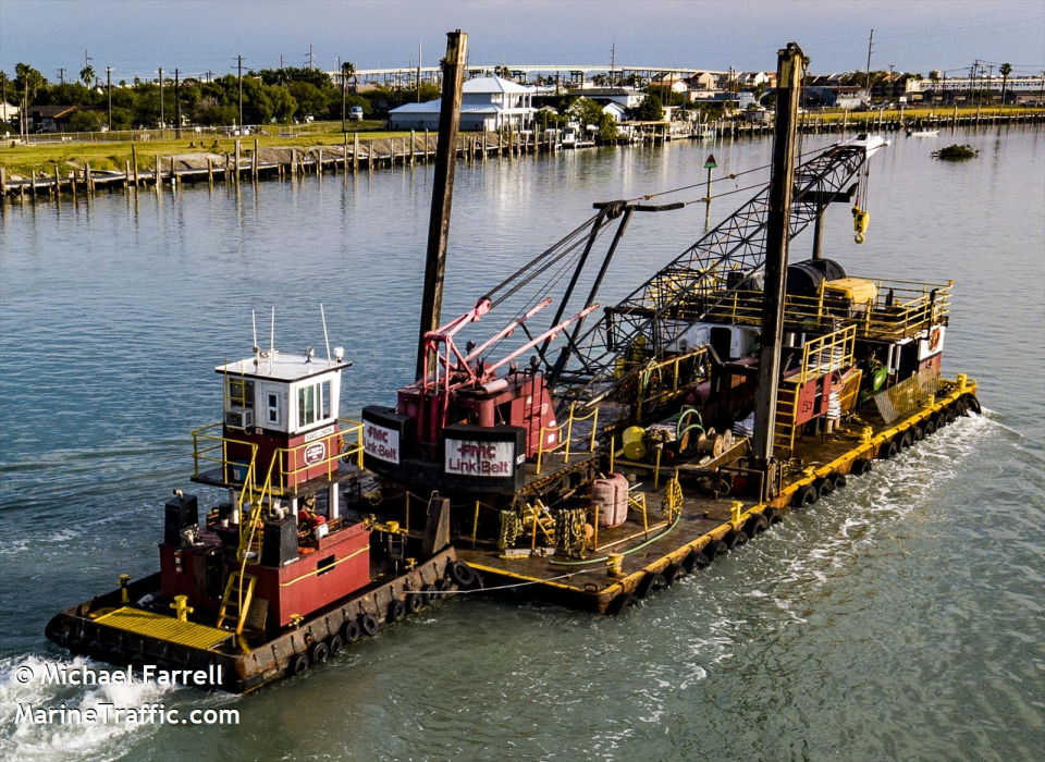 A photo of the David Lundin vessel, the ship that sank overnight Friday in the Corpus Christi Ship Channel.