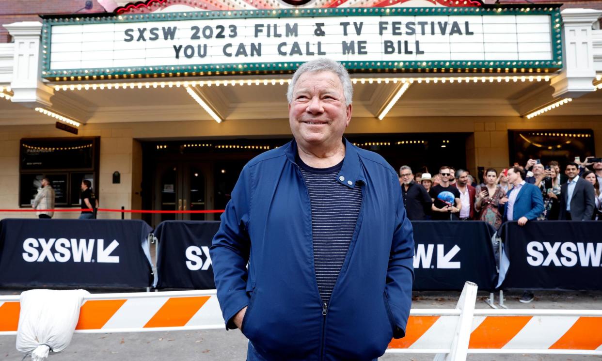 <span>William Shatner: ‘Great stories are great stories. You put human beings on a spaceship or a deserted planet, and we’ve got another way to see ourselves.’</span><span>Photograph: Frazer Harrison/Getty Images for SXSW</span>