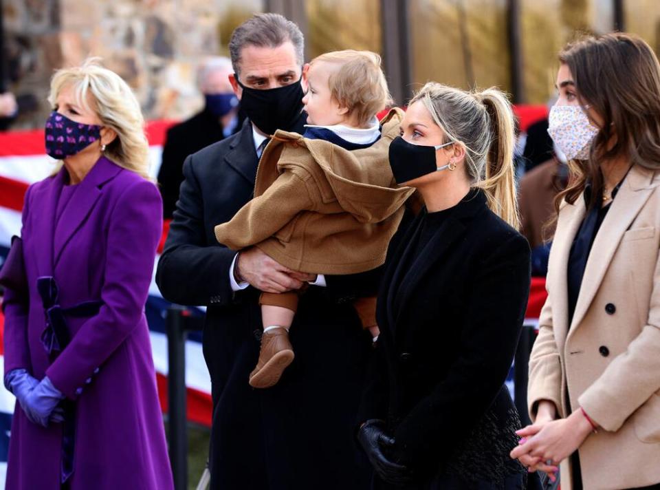 Hunter Biden, his infant son with wife Melissa Cohen