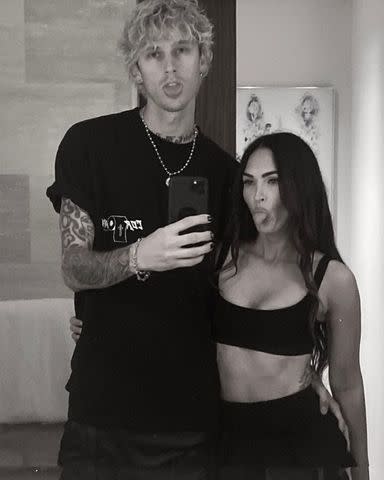 Machine Gun Kelly/Instagram Machine Gun Kelly and Megan Fox