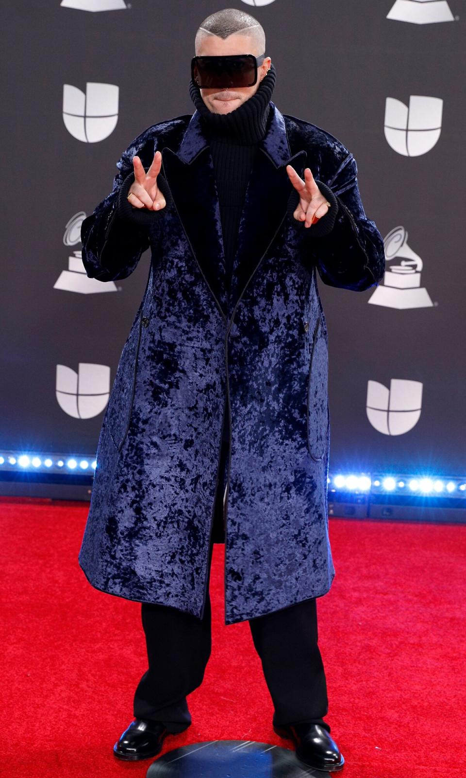 Bad Bunny attends the 20th annual Latin GRAMMY Awards at MGM Grand Garden Arena on November 14, 2019 in Las Vegas, Nevada