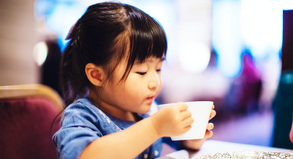 Parents are divided over whether or not toddlers should drink tea. [Photo: Getty]