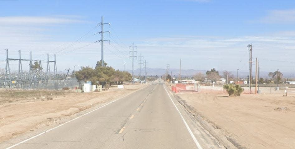 Johnson Road, between Phelan and Nelson roads in Phelan, as pictured in a Google Street View image.