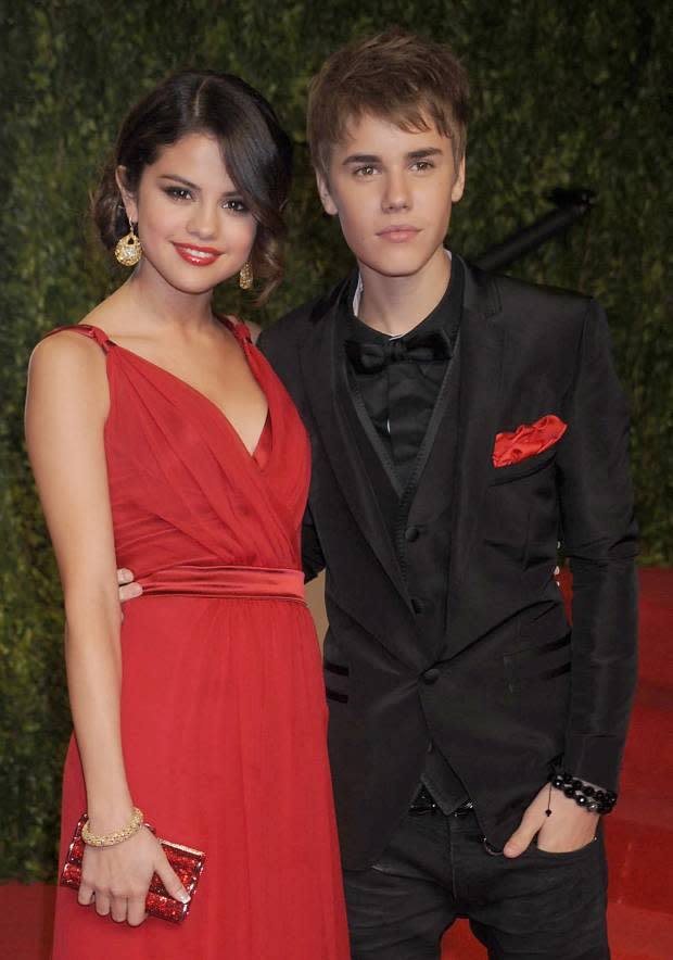 <p>IMAGO / ZUMA Wire</p><p>Bieber, a musical sensation, and Gomez, a child TV star and singer, first met as young teens in 2009 after Bieber admitted he had a crush on the actress. They began a relationship the following year and publicly debuted as a couple in 2011.</p><p>But it’s not easy dating in Hollywood. The young stars broke up for the first time in November 2012, got back together in April and would continue to be on and off until 2018. Bieber has since married <strong>Hailey Bieber </strong>(nee Baldwin), who has spoken out a number of times about <a href="https://parade.com/news/hailey-bieber-denounces-dangerous-rumors-selena-gomez" rel="nofollow noopener" target="_blank" data-ylk="slk:the hate she still receives for marrying Gomez's ex;elm:context_link;itc:0;sec:content-canvas" class="link ">the hate she still receives for marrying Gomez's ex</a>.</p>