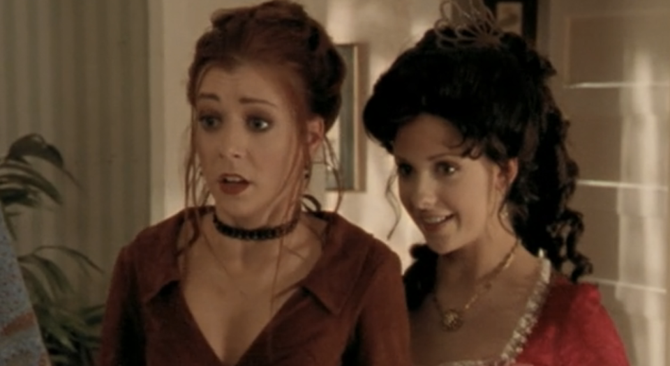 Buffy and Willow in Buffy's Season 2 Halloween episode