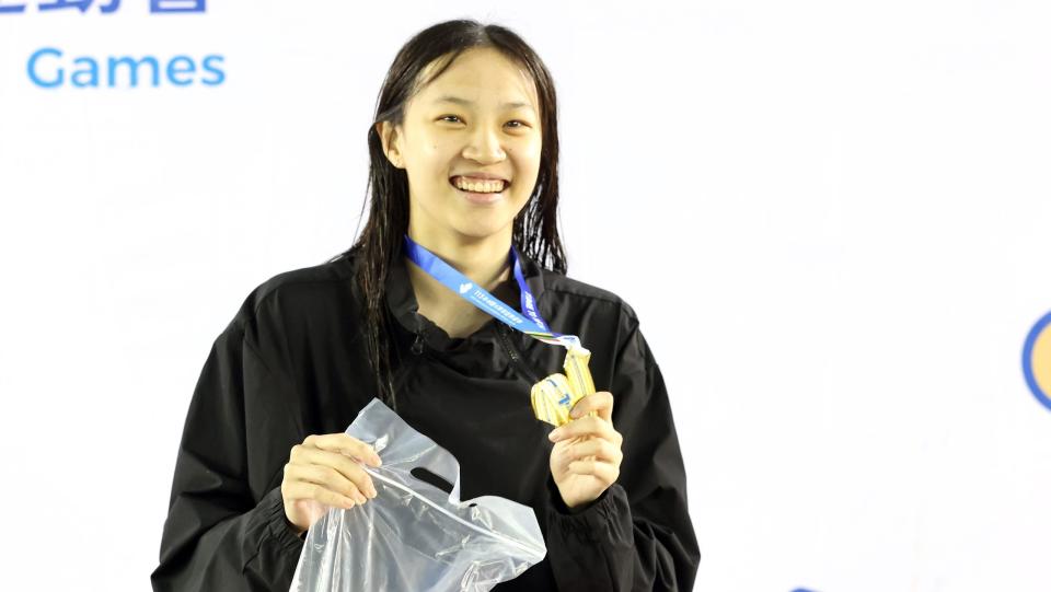 《全大運》擊敗奧運國手黃渼茜 邱羿臻金牌與大會紀錄都到手