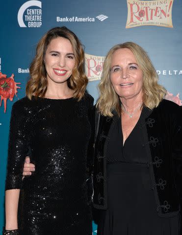 <p>Michael Tullberg/Getty</p> Christy Carlson Romano and her mother Sharon Romano in 2017