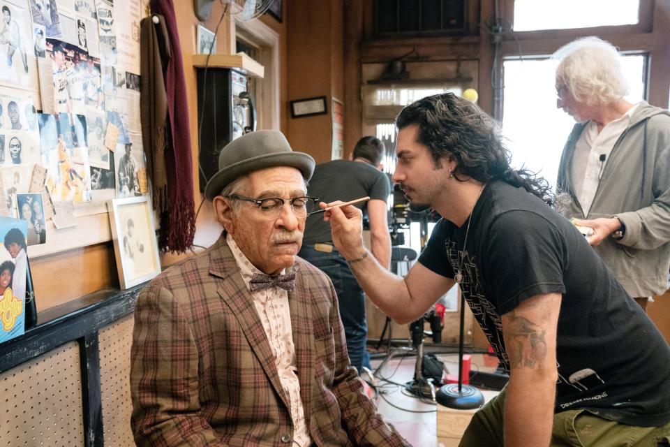 Eddie Murphy on set in Coming 2 America (aka Coming to America 2). - Credit: Quantrell D. Colbert / © Amazon / Courtesy Everett Collection