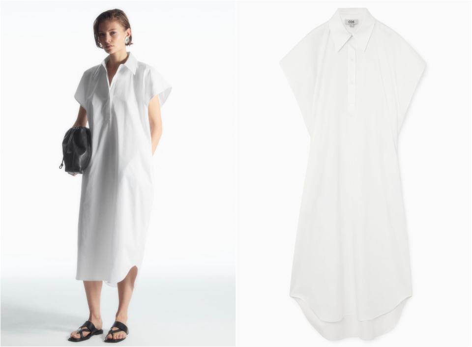 有錢人穿搭強調的低調氣質！COS連身裙推薦Top8：Slip Dress、恤衫裙培養Quiet Luxury靜奢風格