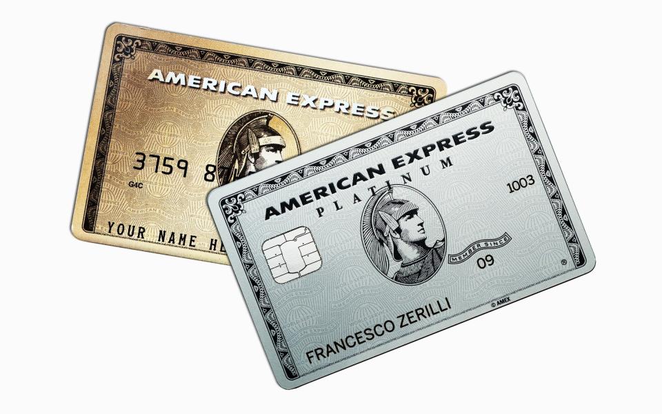 American Express Gold and Platinum cards