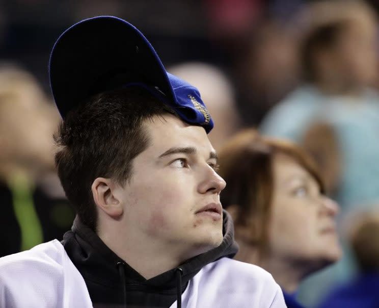 Royals fans will try anything to will their team to a run. (AP)