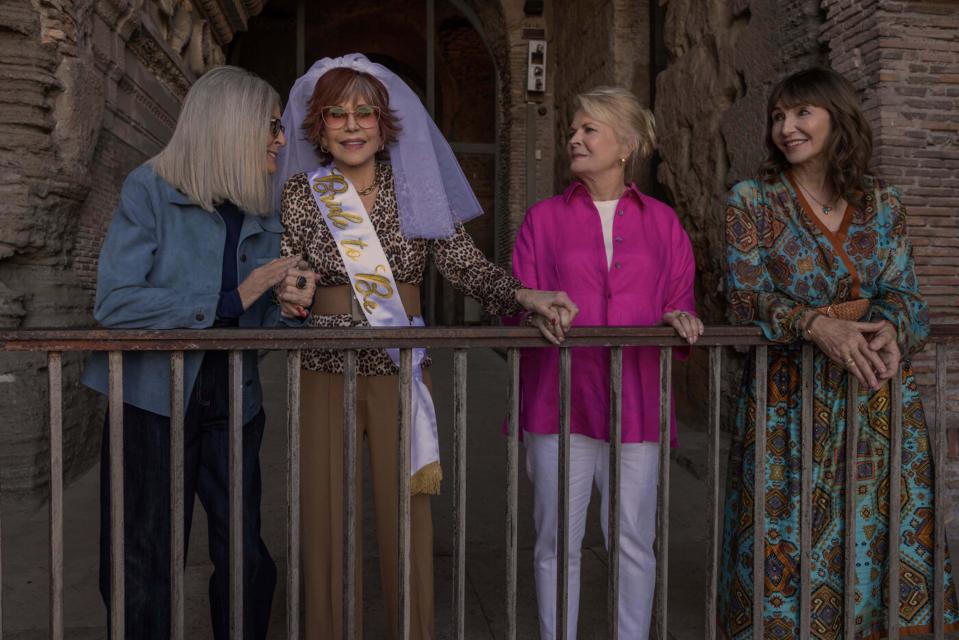 BOOK CLUB: THE NEXT CHAPTER (2023) DIANE KEATON  JANE FONDA  CANDICE BERGEN  MARY STEENBURGEN  BILL HOLDERMAN (DIR)  FOCUS FEATURES/MOVIESTORE COLLECTION