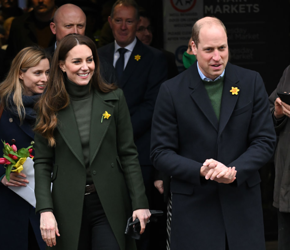 Kate Middleton and Prince William in Wales.