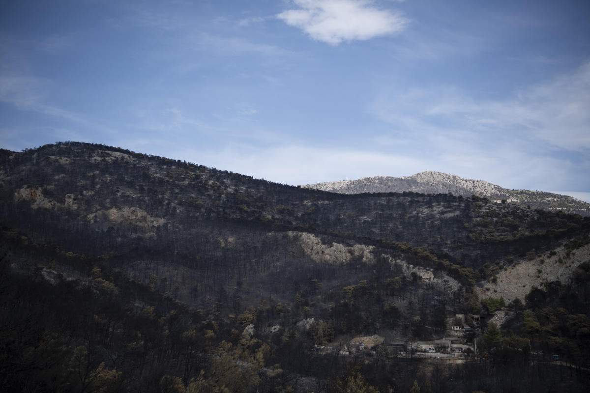 More than 600 firefighters backed by water-dropping aircraft struggle to control wildfires in Greece