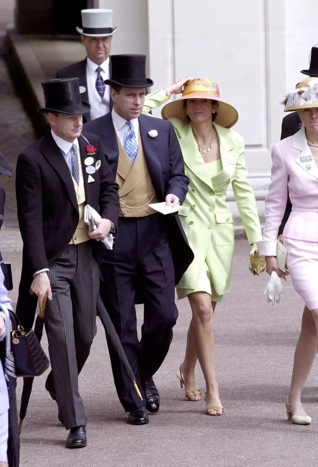 Andrew and Ghislaine Maxwell at Royal Ascot (Photo: Tim Graham via Getty Images)