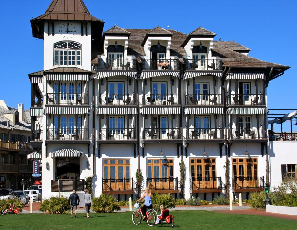 The Pearl Hotel, which is home to the popular Havana Beach Bar and Grill, is in the heart of Rosemary Beach surrounded by shops and restaurants.