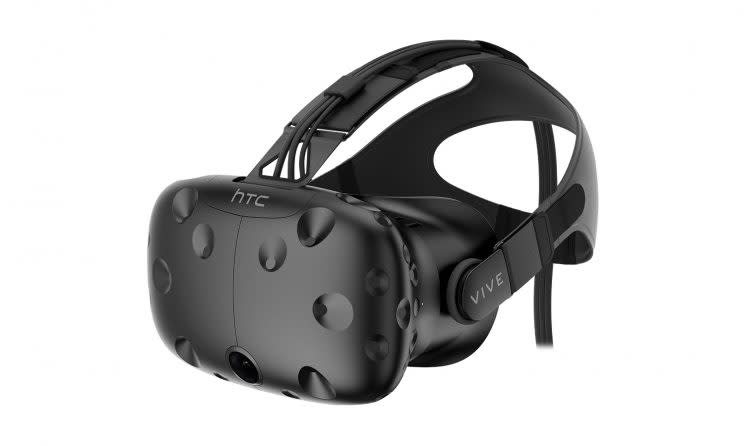 HTC Vive headset.