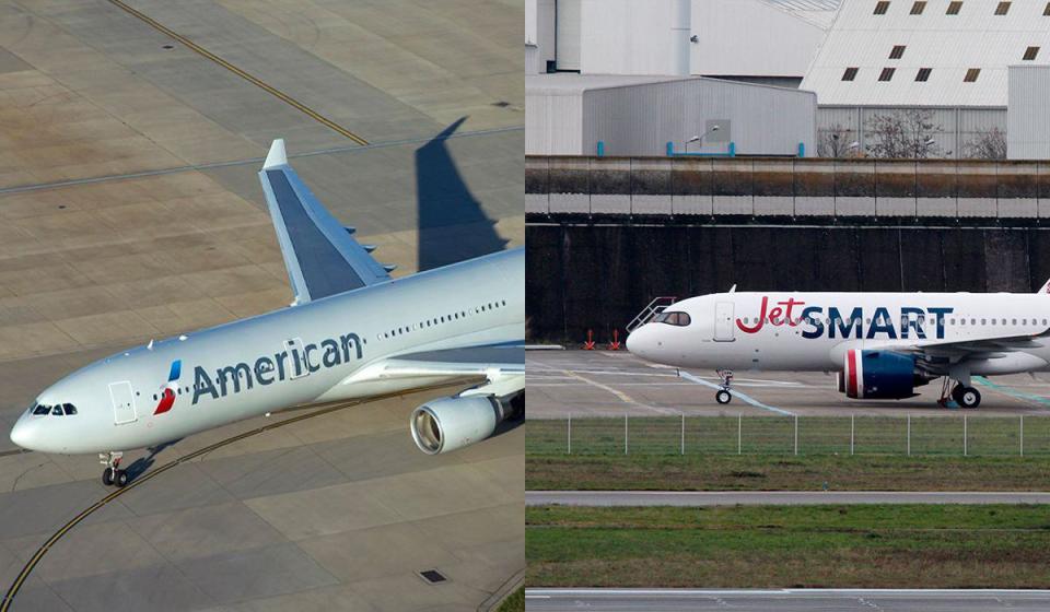 El código compartido entre JetSmart y American Airlines busca ampliarse a Argentina, Perú y Colombia. Imagen: Valora Analitik.