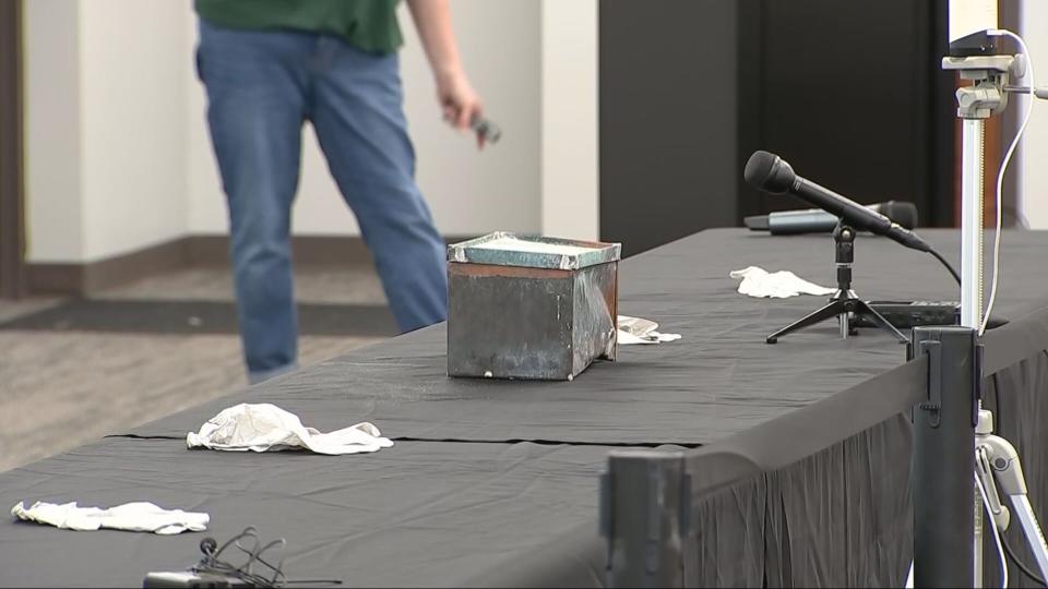 The Greene County Records Center and Archives opens a time capsule from 1915.