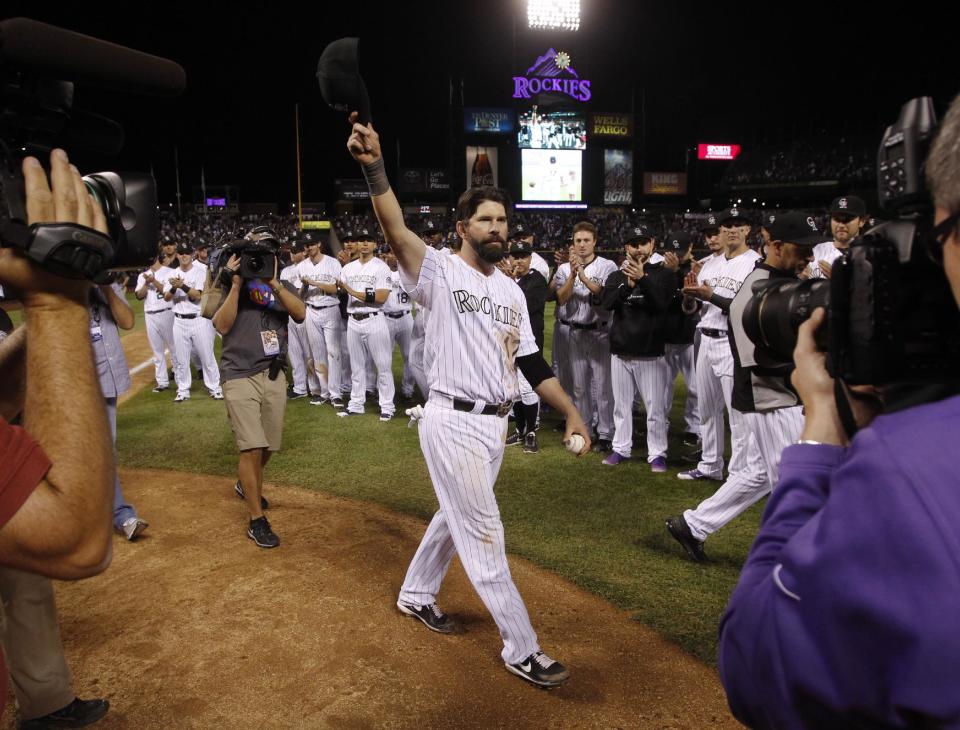 Todd Helton's Hall of Fame case is an interesting one. (AP)