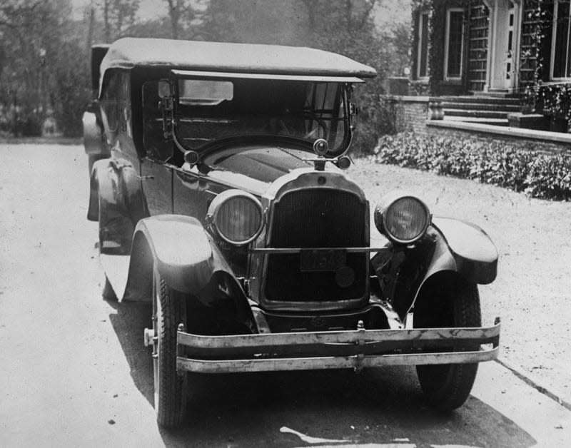 Duplicate of a Willys-Knight automobile that was used in the murder of Robert Franks in the back seat which Nathan Leopold Jr. or Richard Loeb murdered Franks. - Image: NY Daily News via Getty Images (Getty Images)