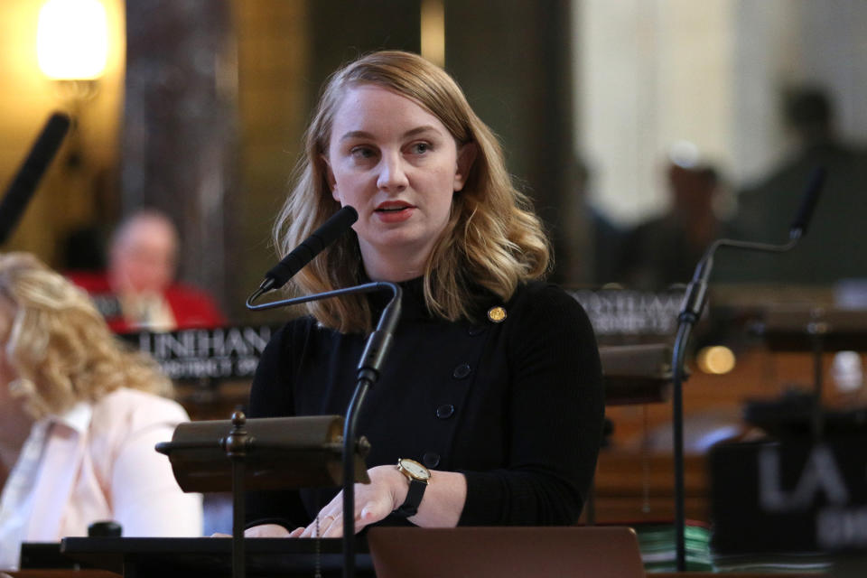 State Sen. Megan Hunt of Omaha. (Courtesy of Unicameral Information Office)