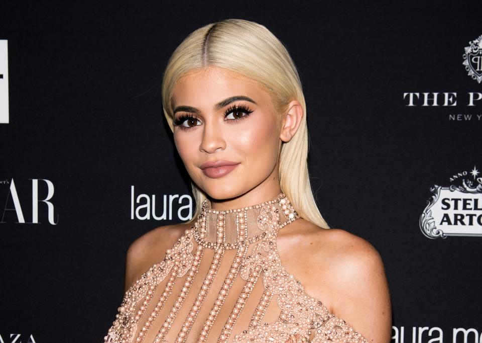 Kylie Jenner proves that the best selfie lighting can be found in the most unexpected places