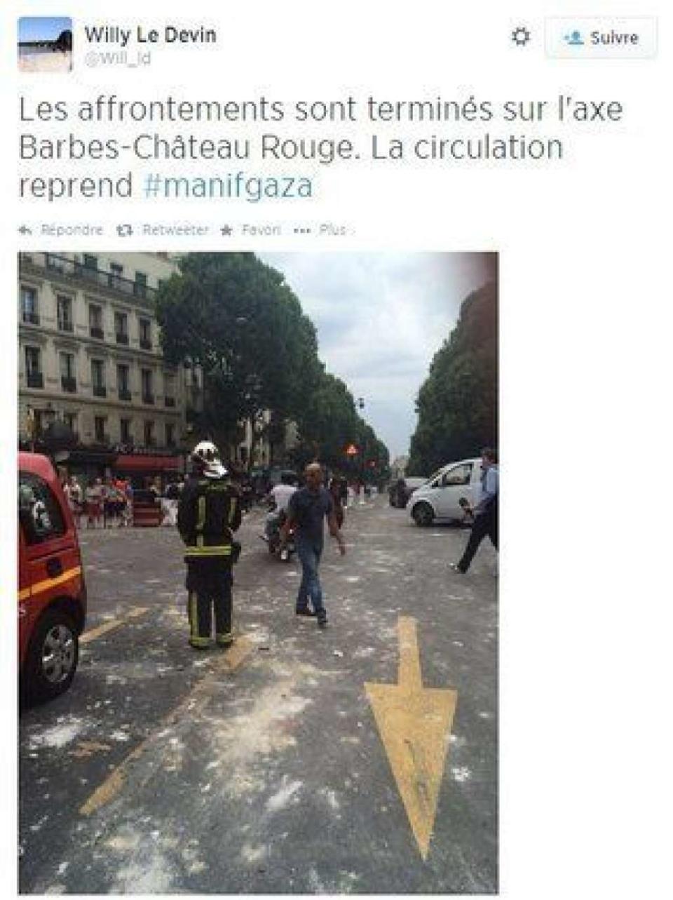 Manifestation pro-Gaza à Paris -