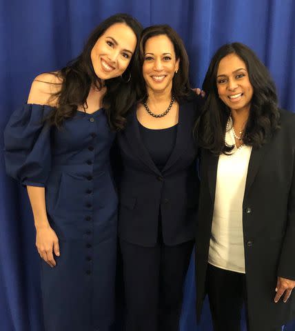 Meena Harris/Twitter Meena Harris, Kamala Harris, and Maya Harris.