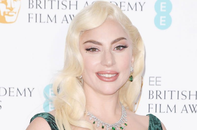 Lady Gaga attends the EE British Academy Film Awards in 2022. File Photo by Rune Hellestad/UPI