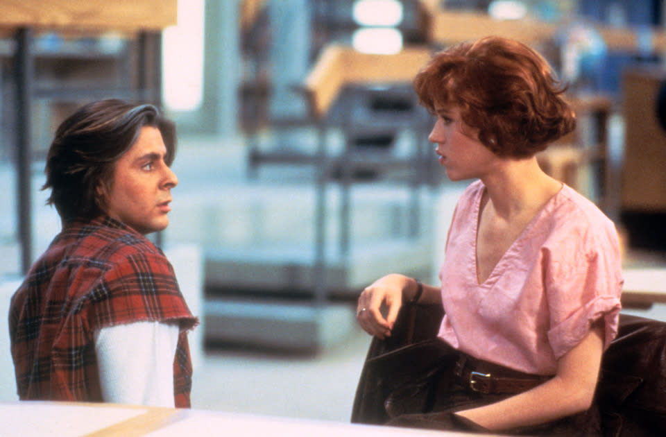 THE BREAKFAST CLUB, Judd Nelson, Molly Ringwald, 1985. ©Universal/courtesy Everett Collection