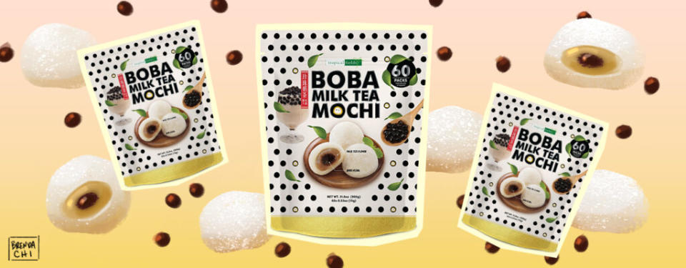 boba mochi collage