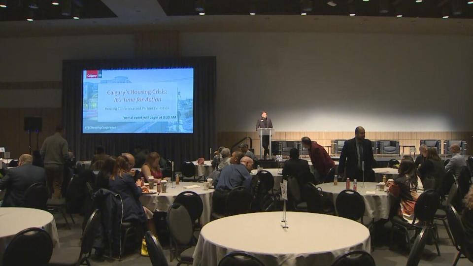 The City of Calgary hosted a conference in observation of National Housing Day on Thursday at the Telus Convention Centre.