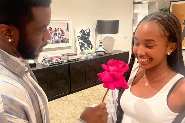 <p>Diddy/Instagram</p> Diddy and daughter Chance