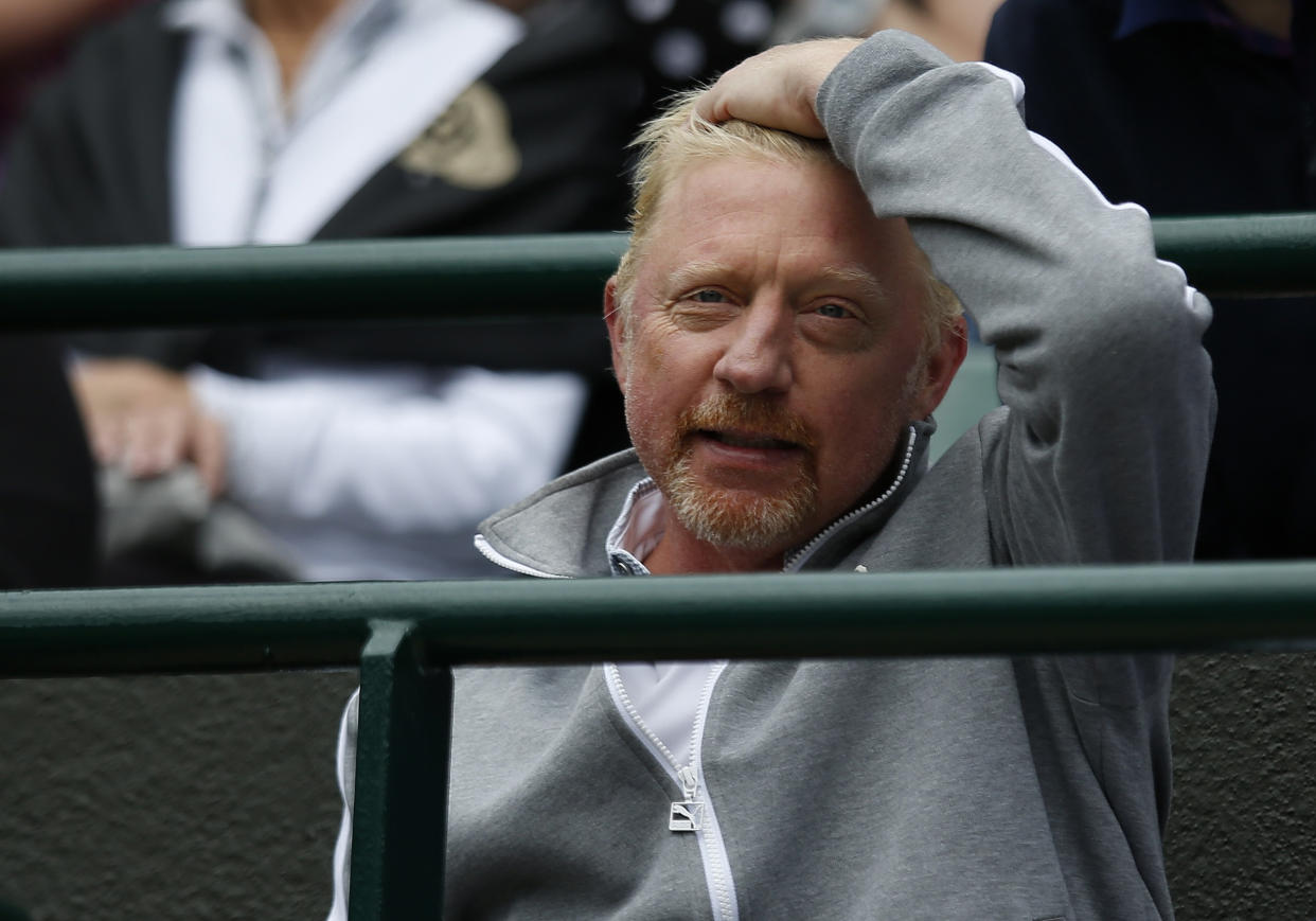 Zum Haare raufen: Boris Becker ließ sich in Wimbledon über das Aussehen von Spielerpartnerinnen aus. (Bild: REUTERS/Paul Childs)