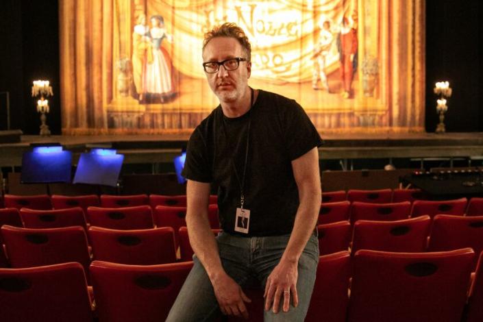 LOS ANGELES, CA - FEBRUARY 02: Director James Gray poses for a portrait in the Dorothy Chandler Pavilion ahead of his directing of the LA Opera opera's &quot;The Marriage of Figaro&quot; on Thursday, Feb. 2, 2023 in Los Angeles, CA. (Jason Armond / Los Angeles Times)
