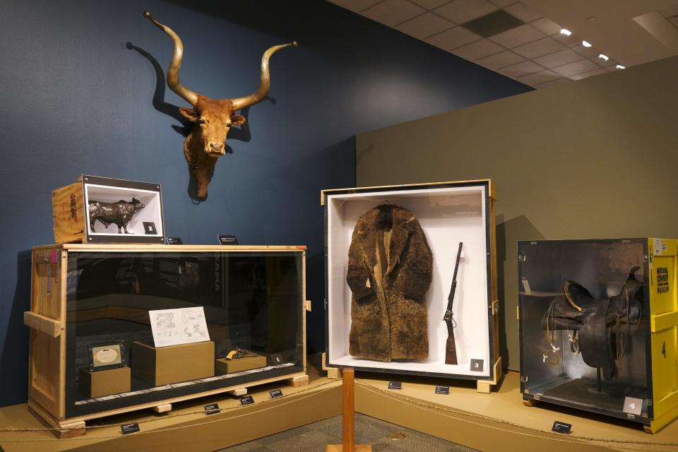 On view through April 28, the National Cowboy & Western Heritage Museum's exhibition "Treasures from our Atherton Vault" is seen recently.