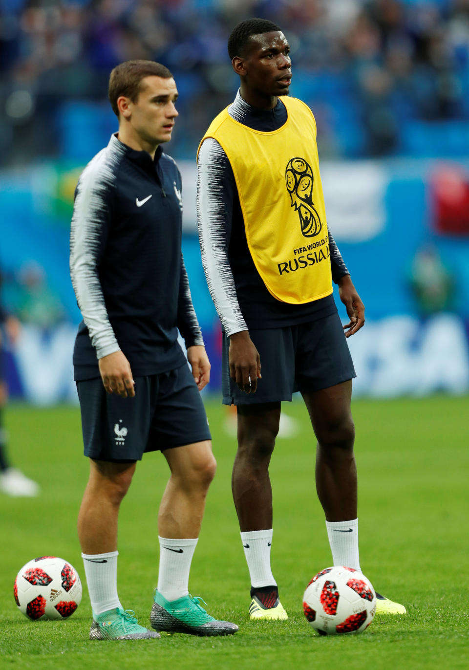 <p>But France’s Paul Pogba (right) and Antoine Griezmann will have something to say about that. </p>