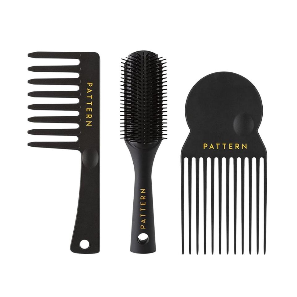 Make their haircare routine run more smoothly with this set of styling combs from Tracee Ellis Ross' Pattern Beauty, which includes a wide tooth comb, hair pick and shower brush. Hair tools kit: $30.01 at AmazonShop Pattern at Amazon