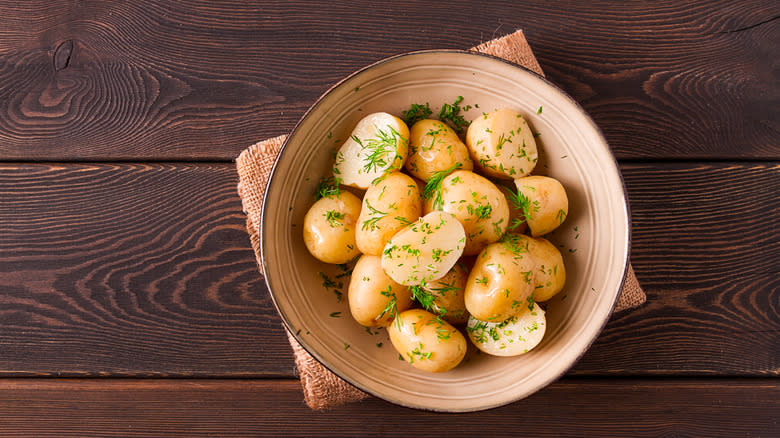 Prepared baby potatoes
