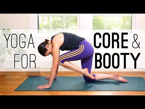 9) Yoga for Core and Glutes